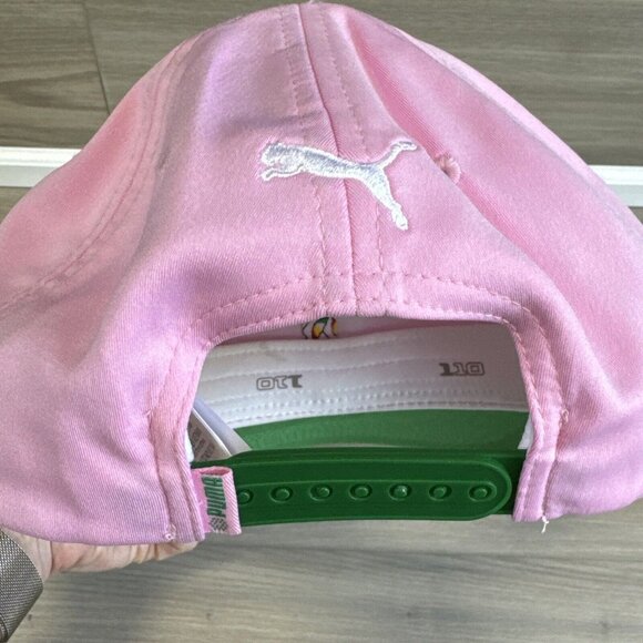 Puma Arnold Palmer Hat Adult Pink Golf Adjustable Snapback Cap Classic‎ Logo - Picture 4 of 10